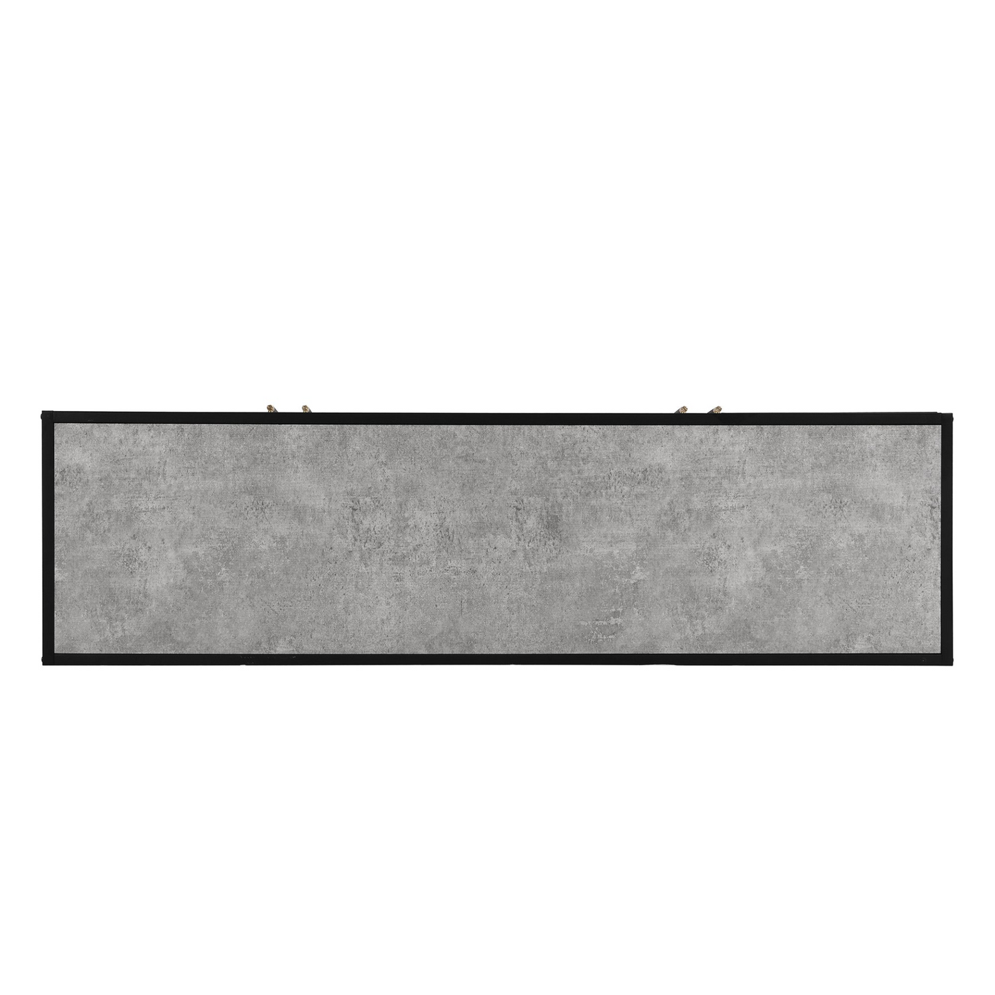 Distinctive Features of Four-Door Sideboard with Metal and Cross-Leg Design,Suitable for Living Rooms,Entrance and Study