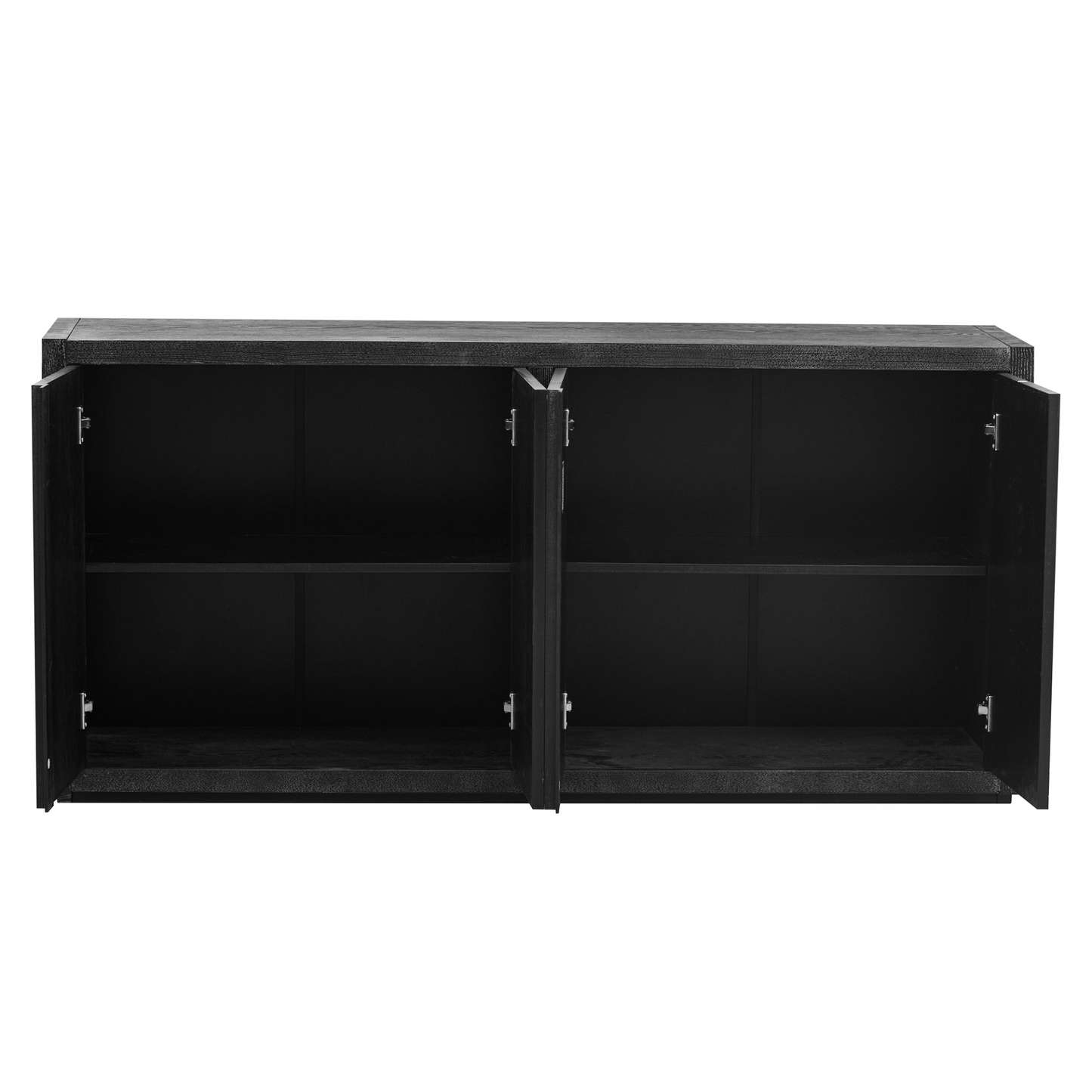 Distinctive Features of a Four-Door Cabinet Sideboard with Ash Veneer suitable for Hallway, Entryway, Living Room