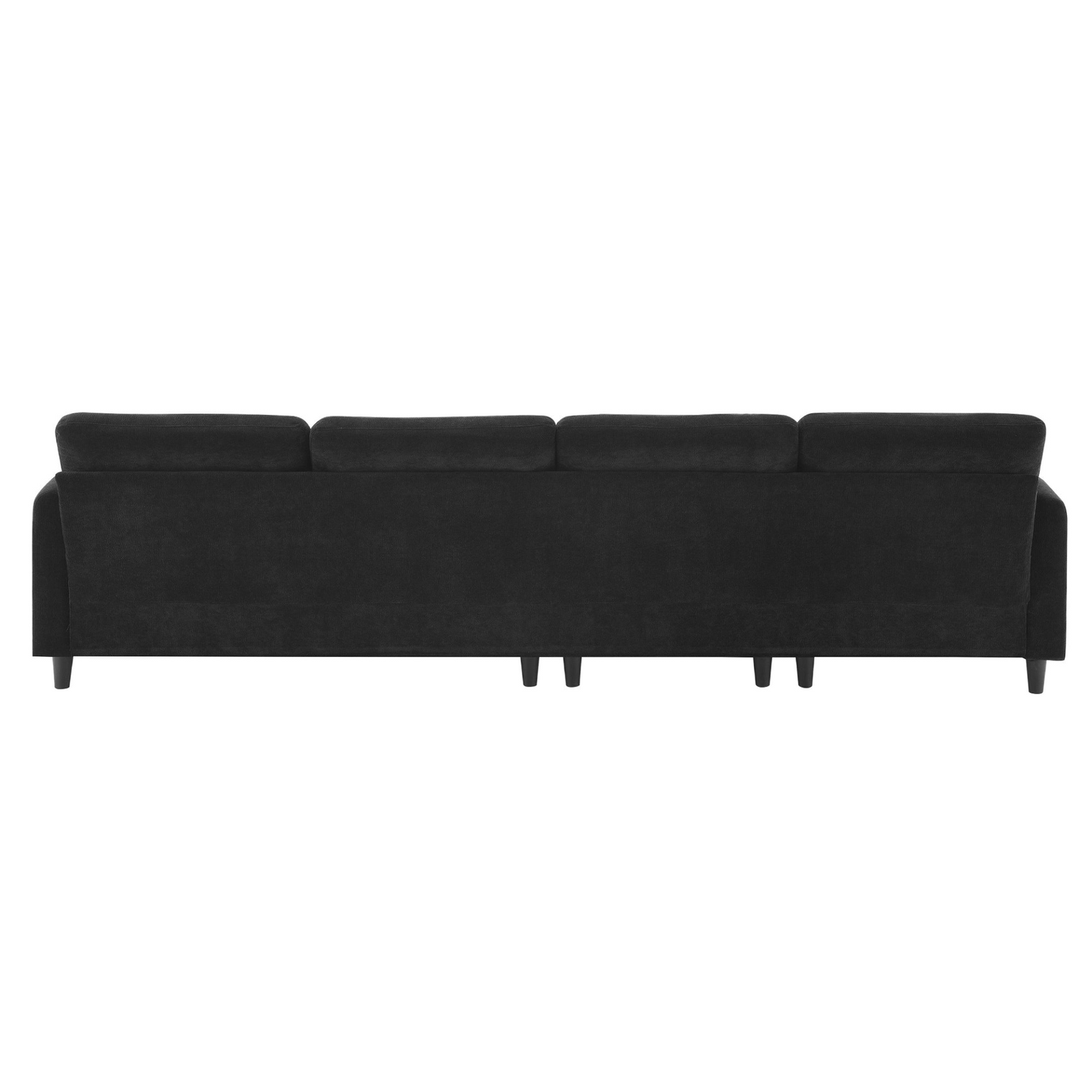 110*62" Modern Convertible Sectional Sofa,L-shaped Reversible Couch Set with Free Pillows,5 Seat Cloud Chenille Indoor Furniture with Ottoman for Living Room,Apartment,3 Colors