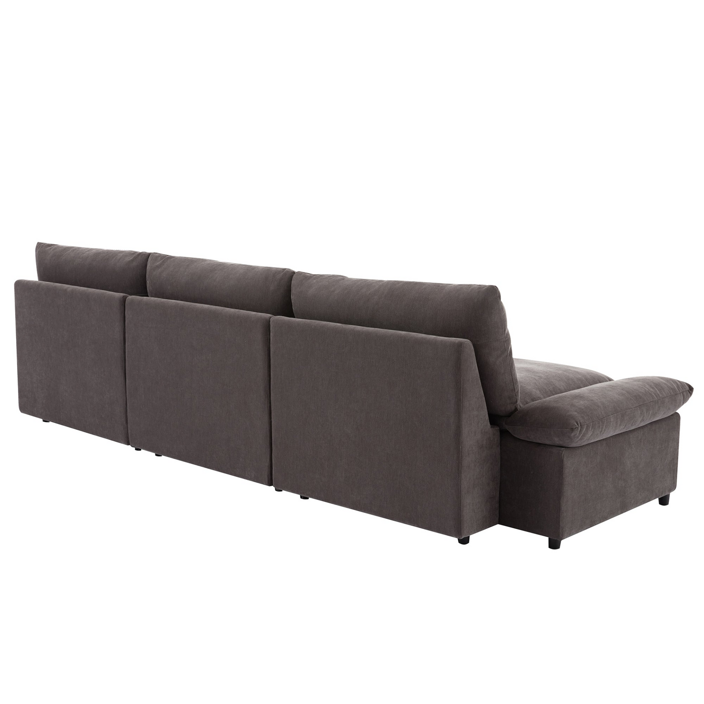 119.5'' 3 Seater Sofa with 2 Storage Units , for Living Room, Office, Apartment