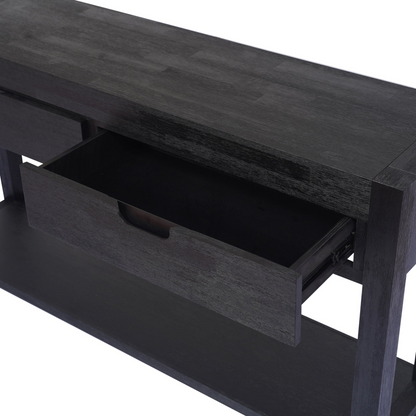 Console Table Entryway Table for Hallway Living Room with 2 Drawers and 1 Shelf