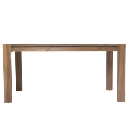 7 Piece Acacia Wood Outdoor Dining Set, Suitable for Patio, Balcony, Backyard