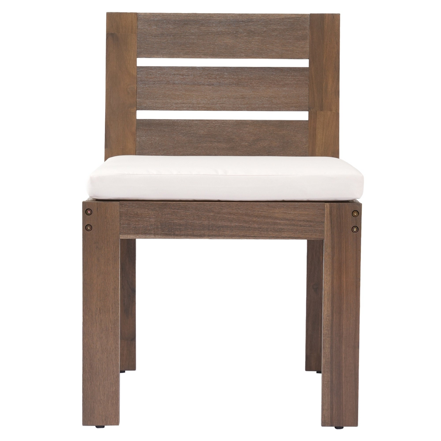7 Piece Acacia Wood Outdoor Dining Set, Suitable for Patio, Balcony, Backyard