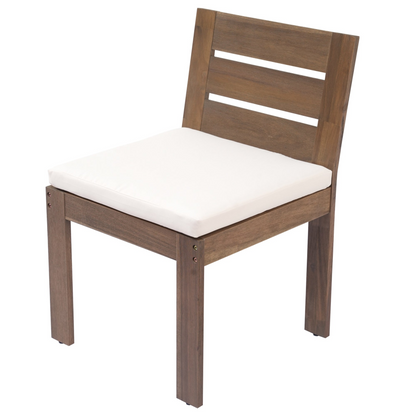 7 Piece Acacia Wood Outdoor Dining Set, Suitable for Patio, Balcony, Backyard