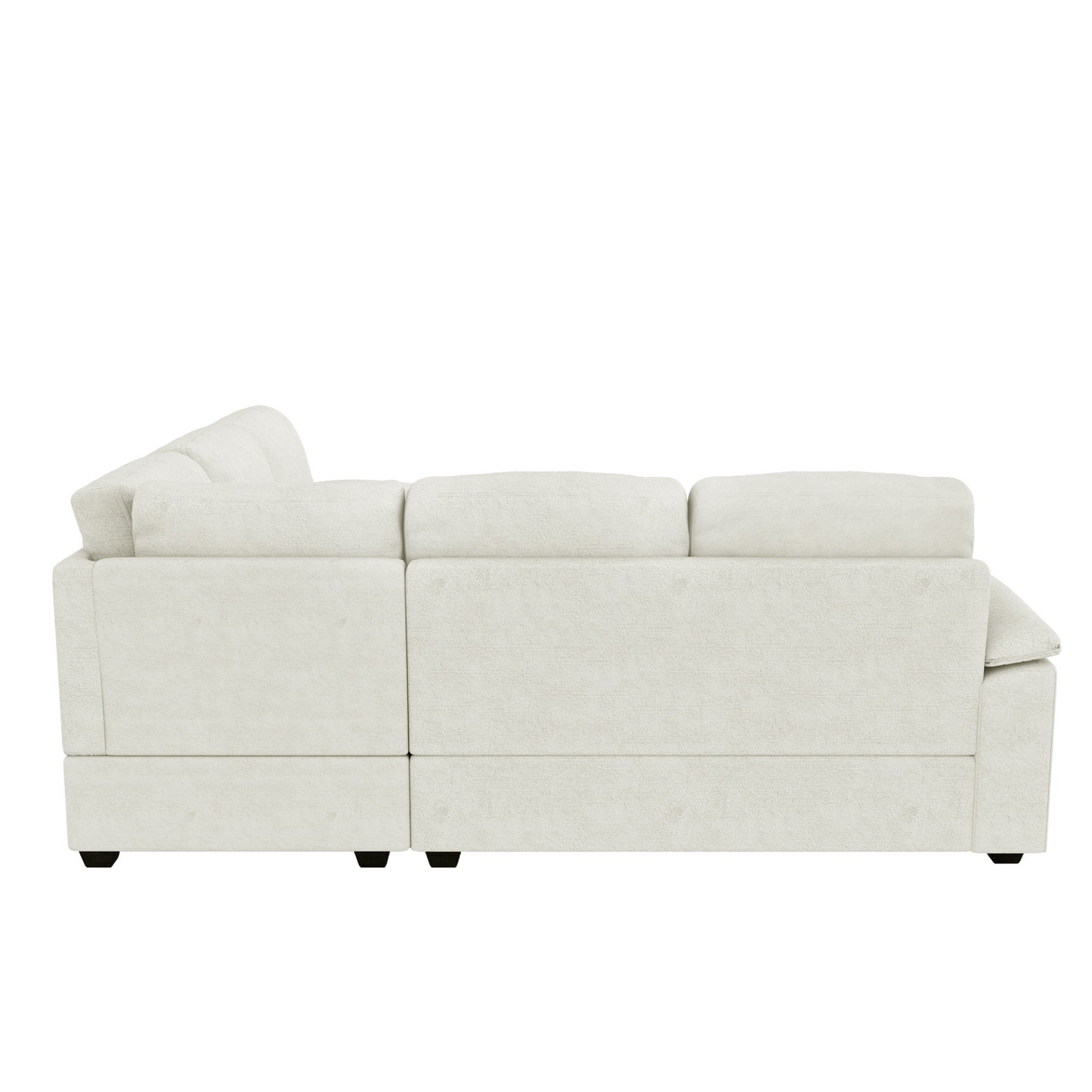 84*84" Modern Velvet Sectional Sofa Set,Large U Shaped Upholstered Corner Couch with Ottoman,Armrest Pillow,6 Seat Indoor Furniture for Living Room,Apartment,Office,2 Colors