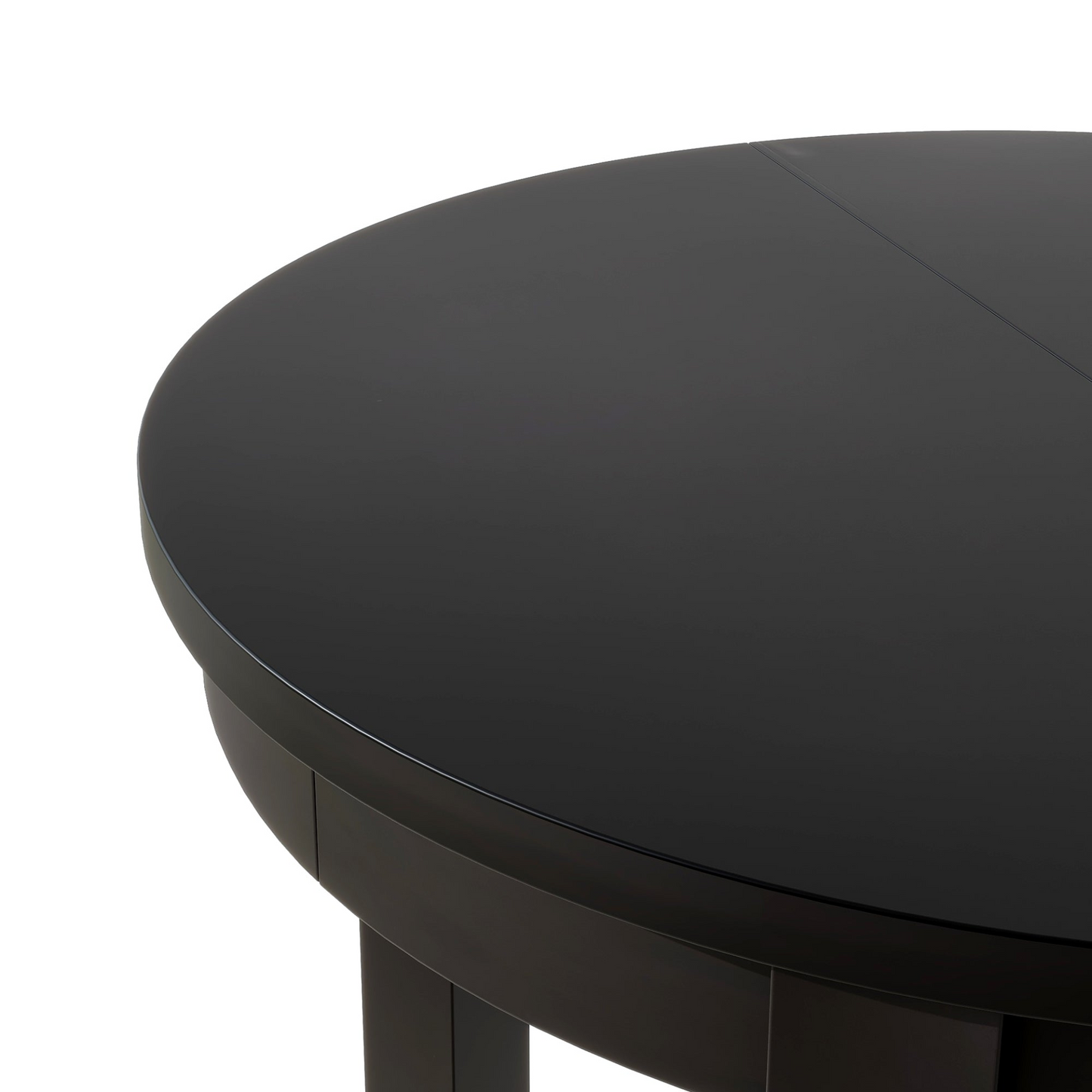 Farmhouse 5-Piece Extendable Round Dining Table Set with Storage Drawers and 4 Dining Chairs,16" Removable Leaf, Espresso