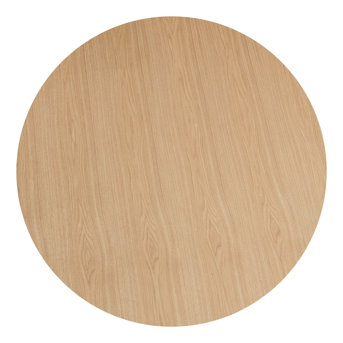 47,24 inch MDF Dining Table for Dining Room  Round Dinner Tables Mid-Century Modern Table OAK