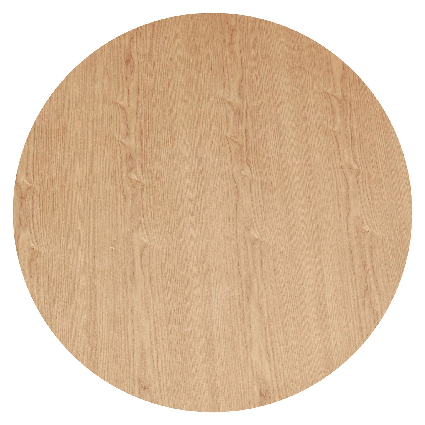 31.49  inch Coffee Table for Dining Room  Round coffee Tables Mid-Century Modern Table with Wood oak