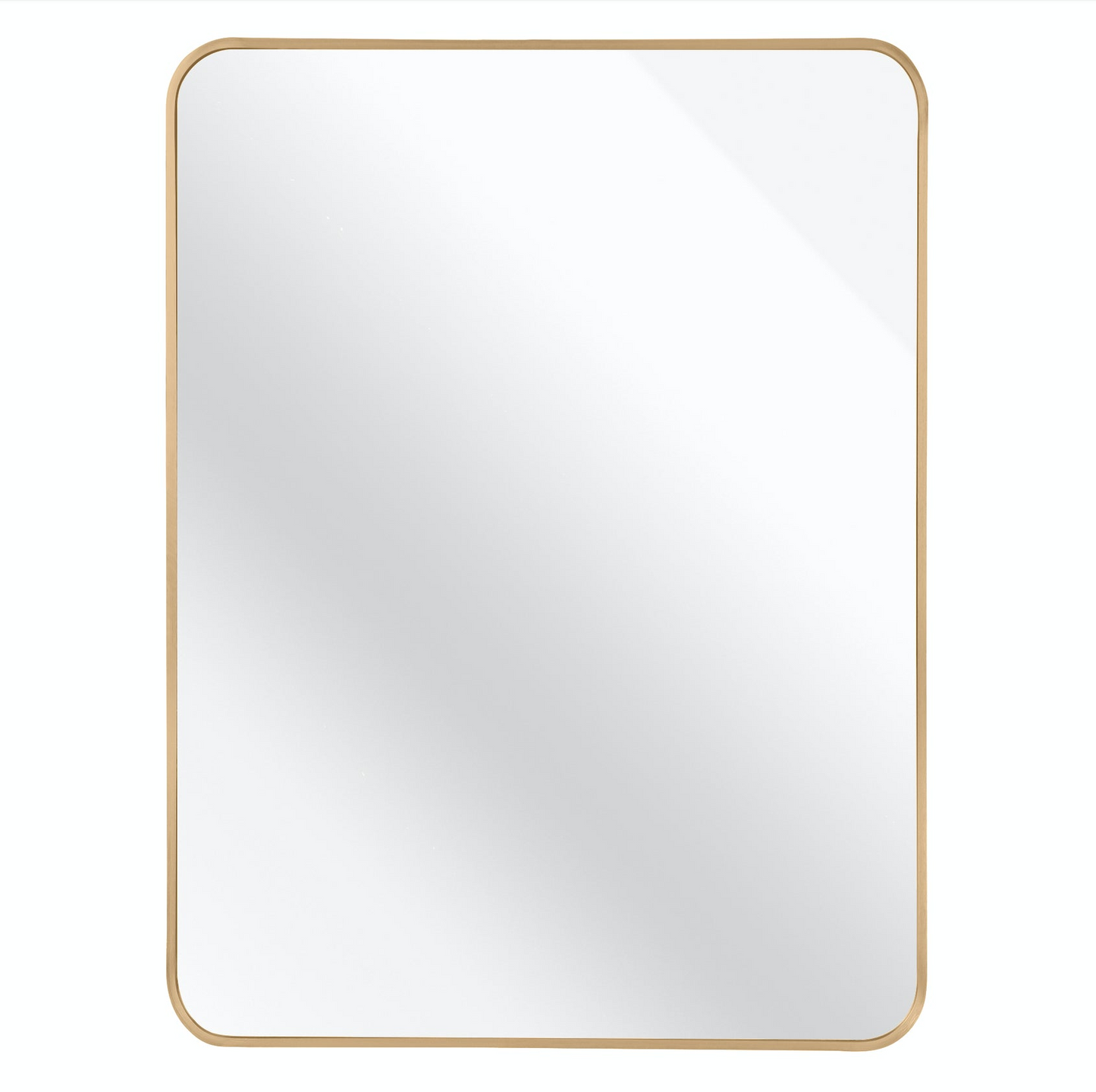 Gold 30 "x40" Rectangular Bathroom Wall Mirror