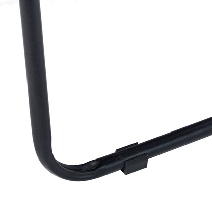 Black 63x20 inch metal arch stand full length mirror