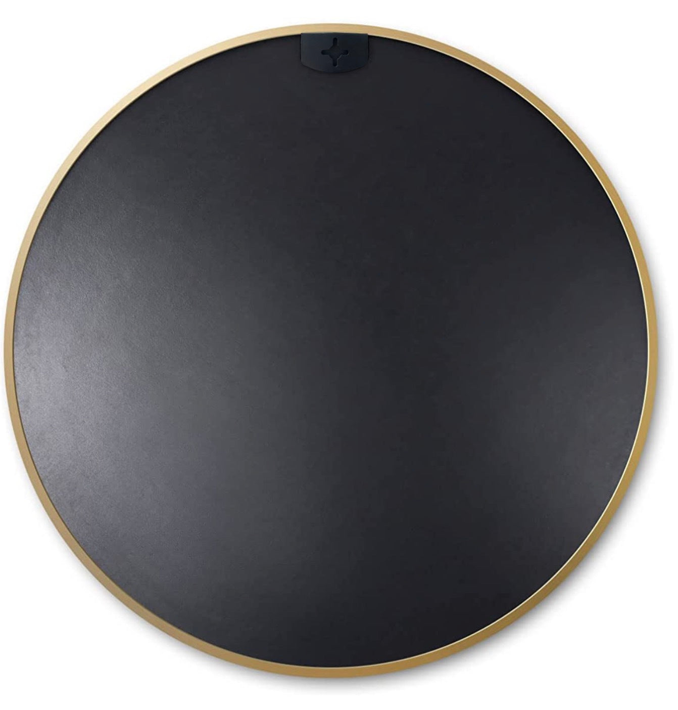 Gold 30 Inch Metal Round Bathroom Mirror