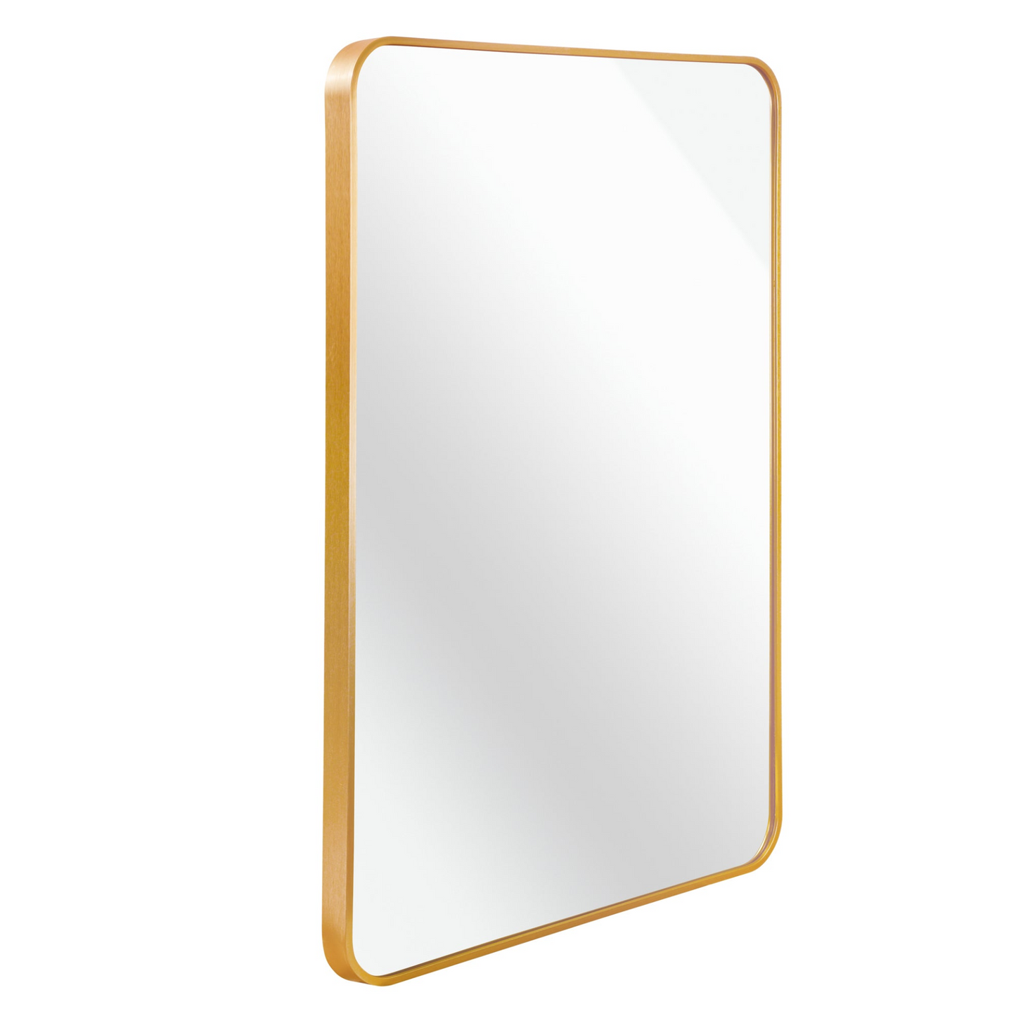 Gold 30 "x40" Rectangular Bathroom Wall Mirror