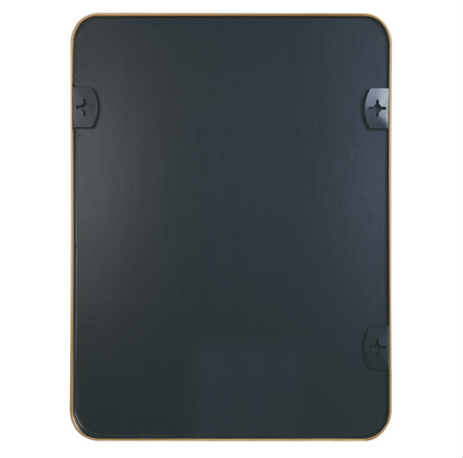 Gold 30 "x40" Rectangular Bathroom Wall Mirror