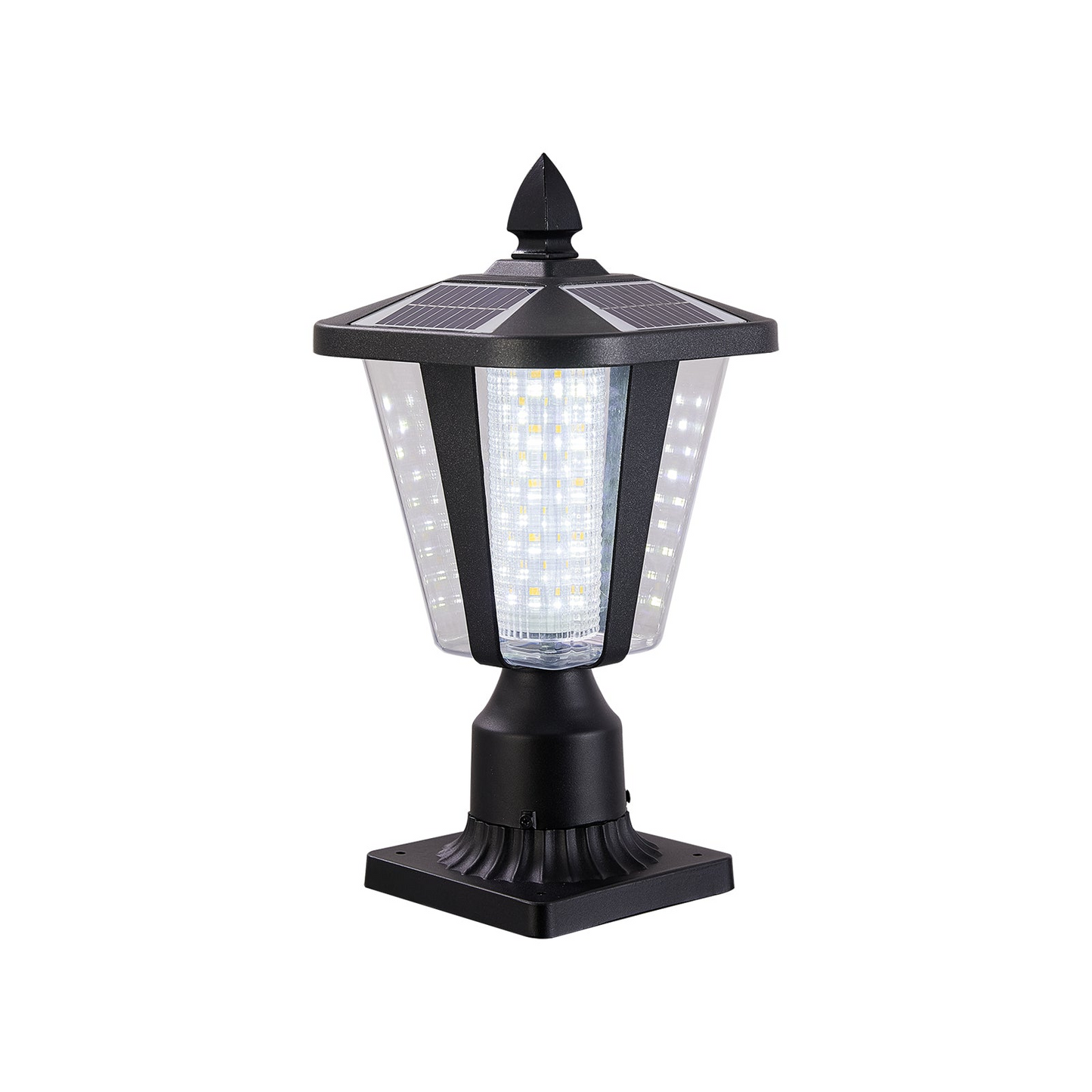 Solar Column Headlights With Dimmable LED1pack