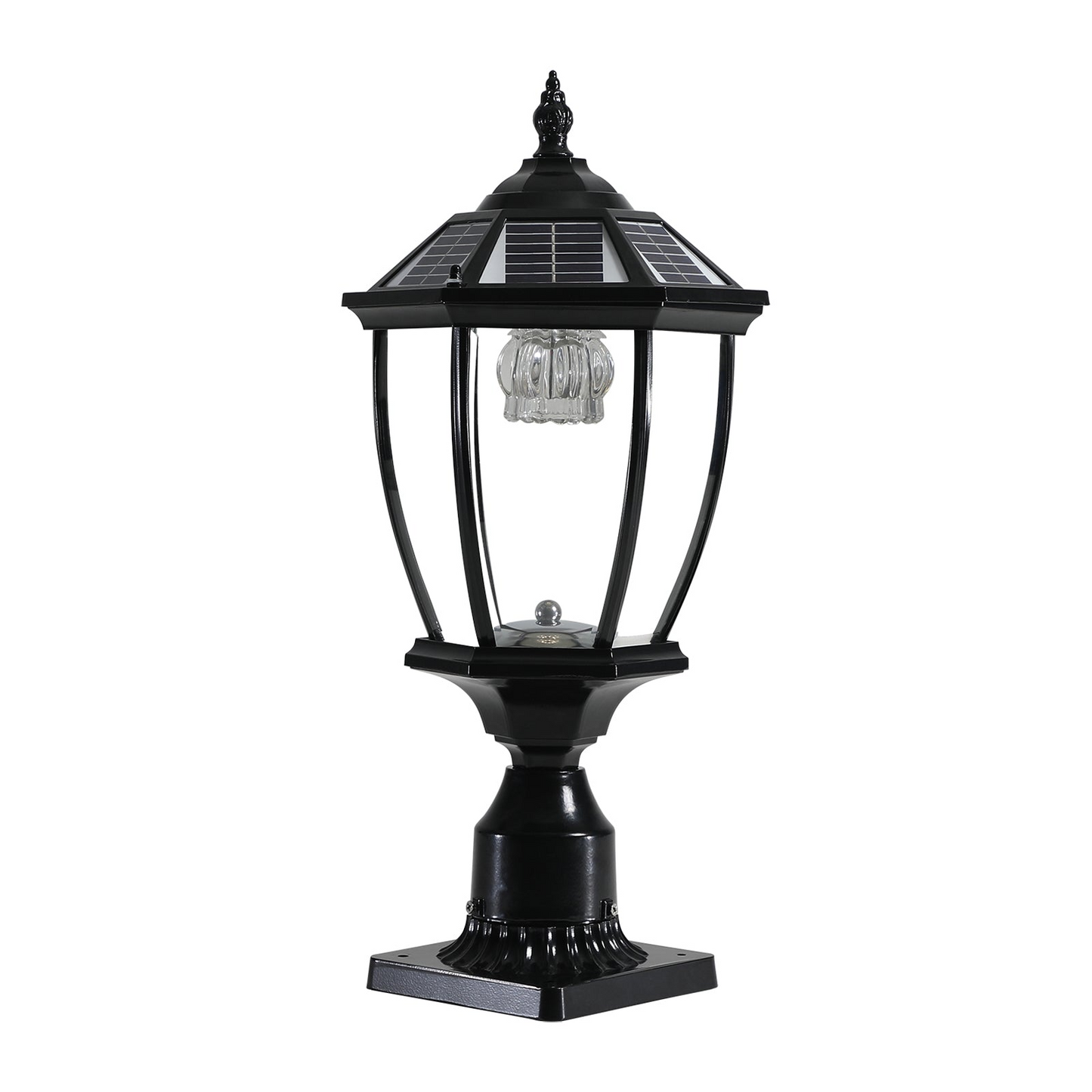Solar Column Headlights With Dimmable LED 1 pack