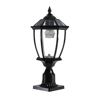 Solar Column Headlights With Dimmable LED 1 pack