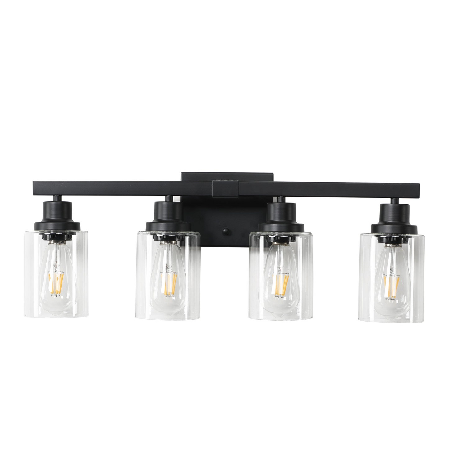 (Same as W1340P197620/L001010-B4) 4-Lights Farmhouse Vanity Lights Fixture Rustic Bathroom Light Fixture Bathroom Sconce (Without Bulbs)