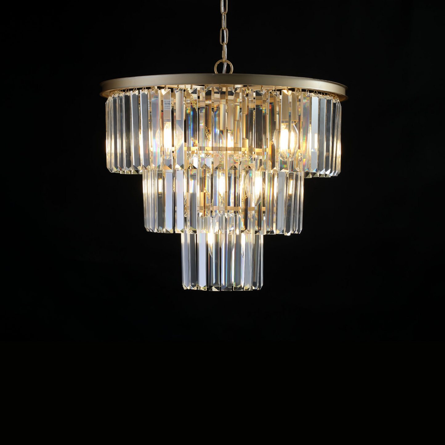 (Same as W1340P143192/L5007-500-G) Gold Luxury Crystal Chandelier Modern Chandeliers Lights (No Bulbs)