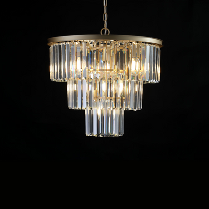 (Same as W1340P143192/L5007-500-G) Gold Luxury Crystal Chandelier Modern Chandeliers Lights (No Bulbs)