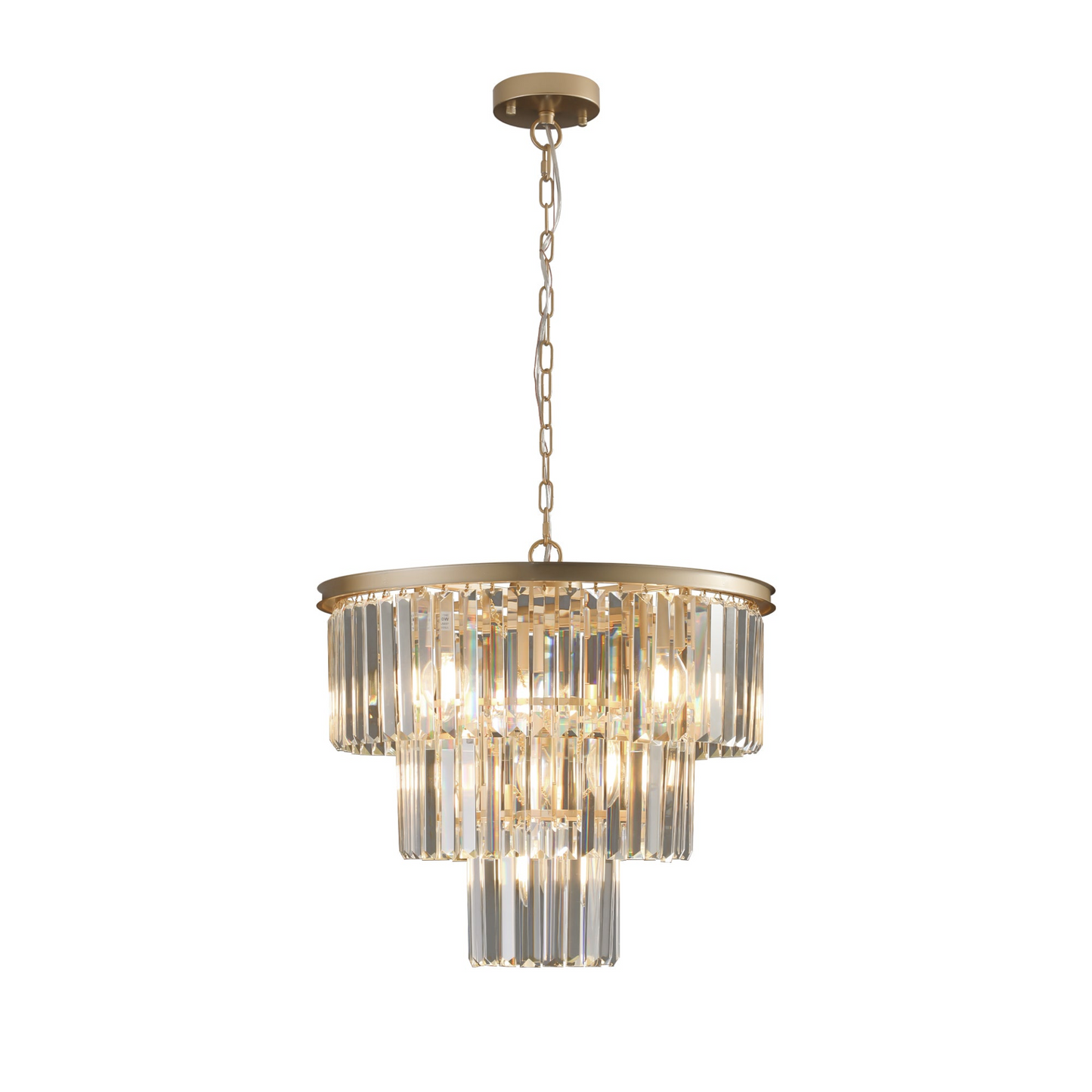 (Same as W1340P143192/L5007-500-G) Gold Luxury Crystal Chandelier Modern Chandeliers Lights (No Bulbs)