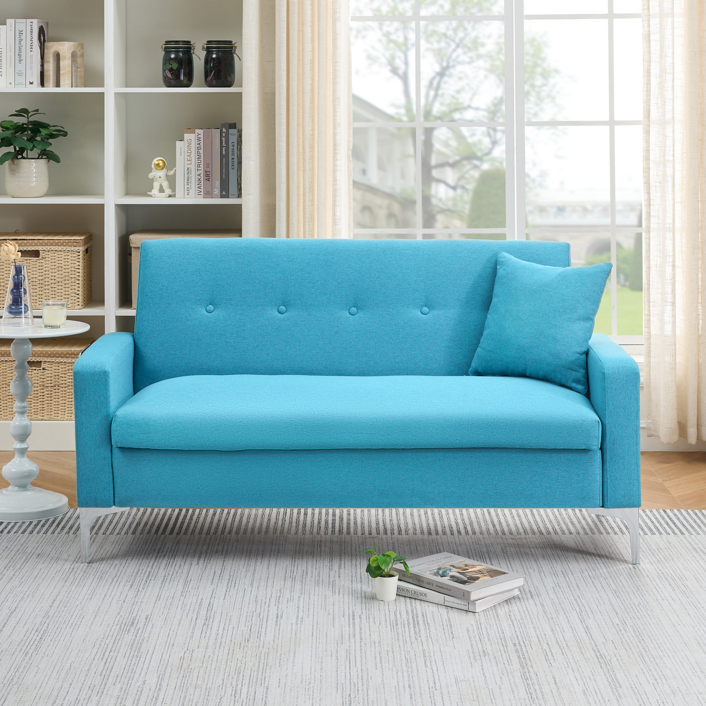 Multi-functional storage comfortable double sofa,Suitable for living room, apartment, home office