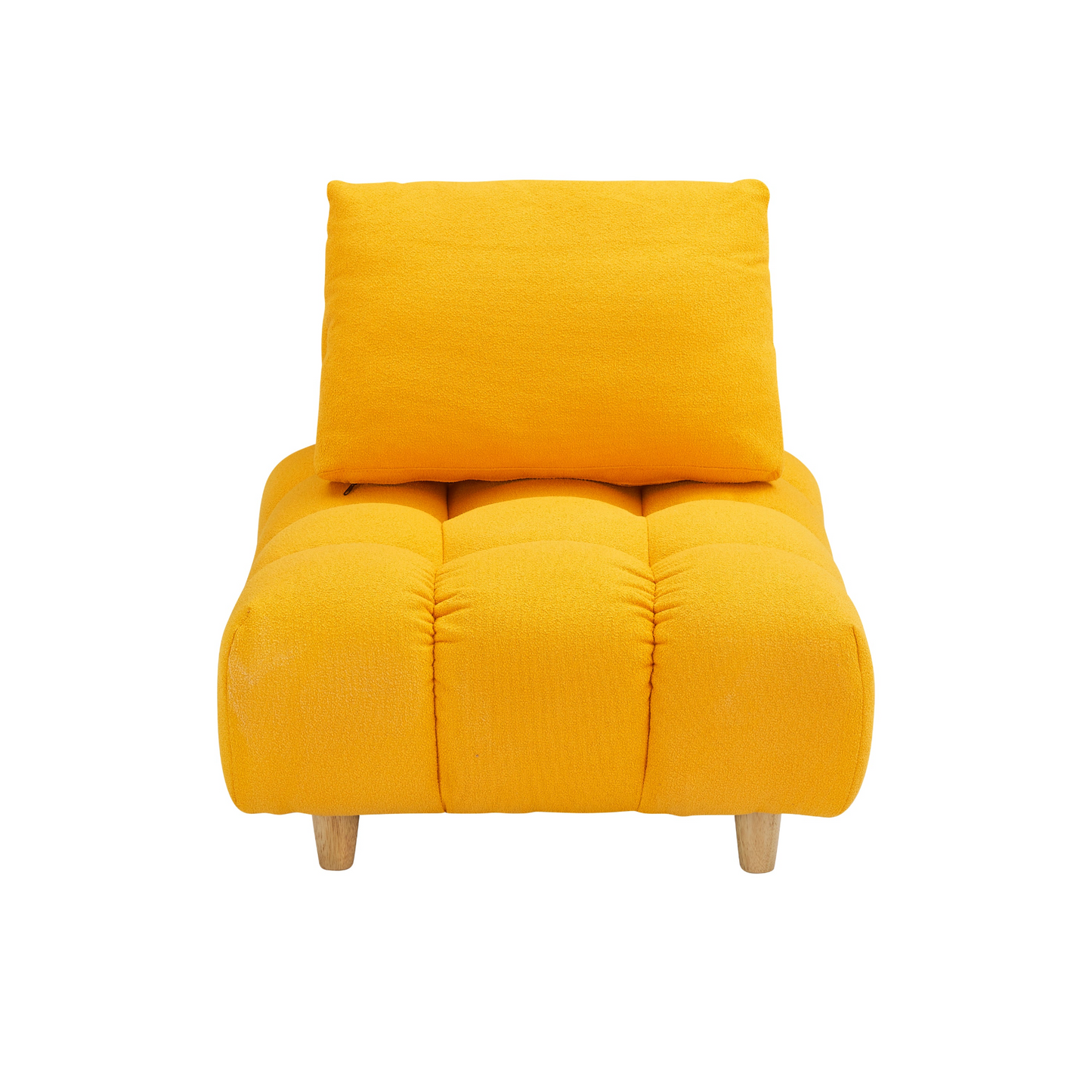 30 inches long, Teddy Sofa Fabric, with spacious and comfortable seat, for Apartment Office Living Room -Yellow