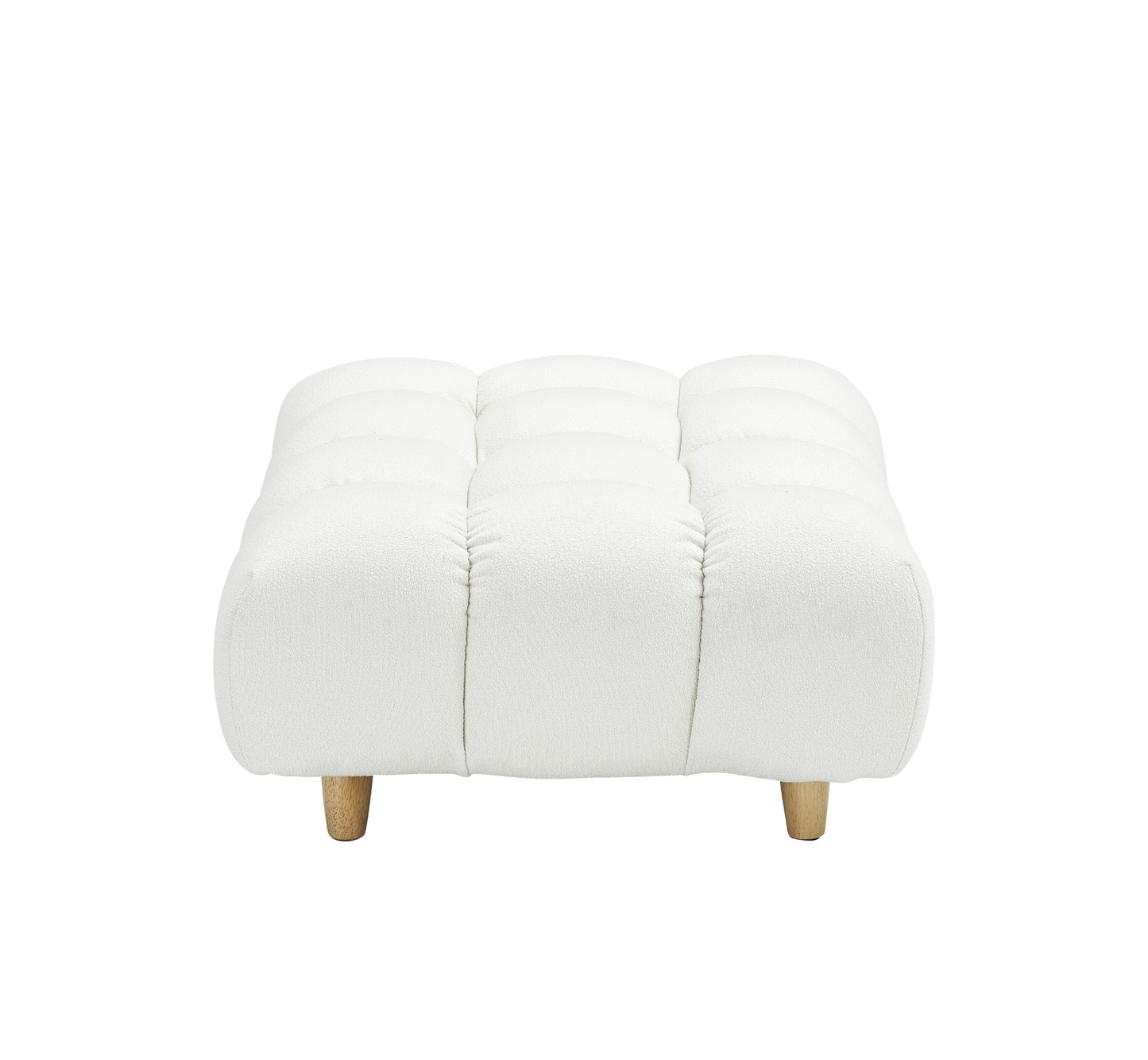 120 inches long, Teddy Sofa Fabric, with spacious and comfortable seats, for Apartment Office Living Room -Beige