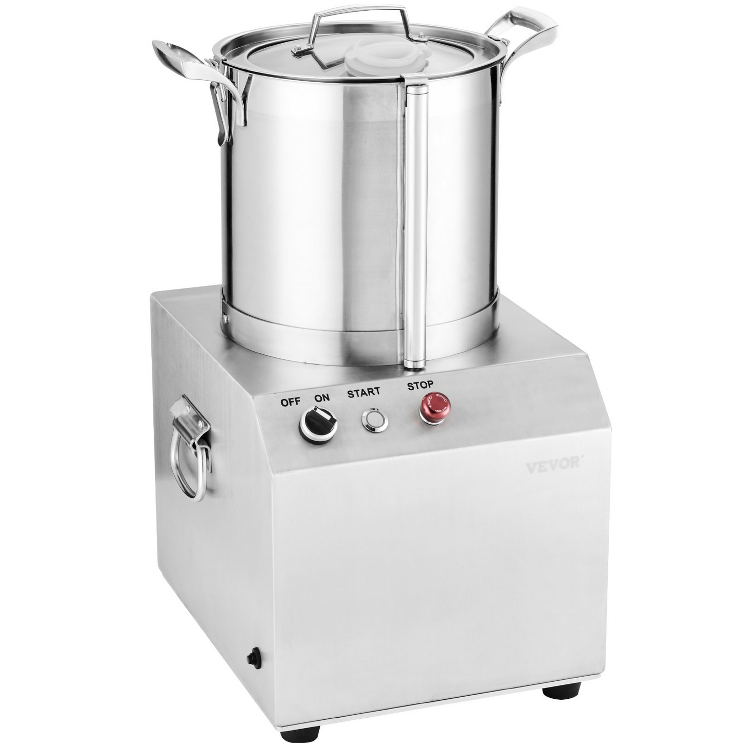 Food Processor Vegetable Chopper 10.6 Quart Food-Grade Stainless Steel Blender