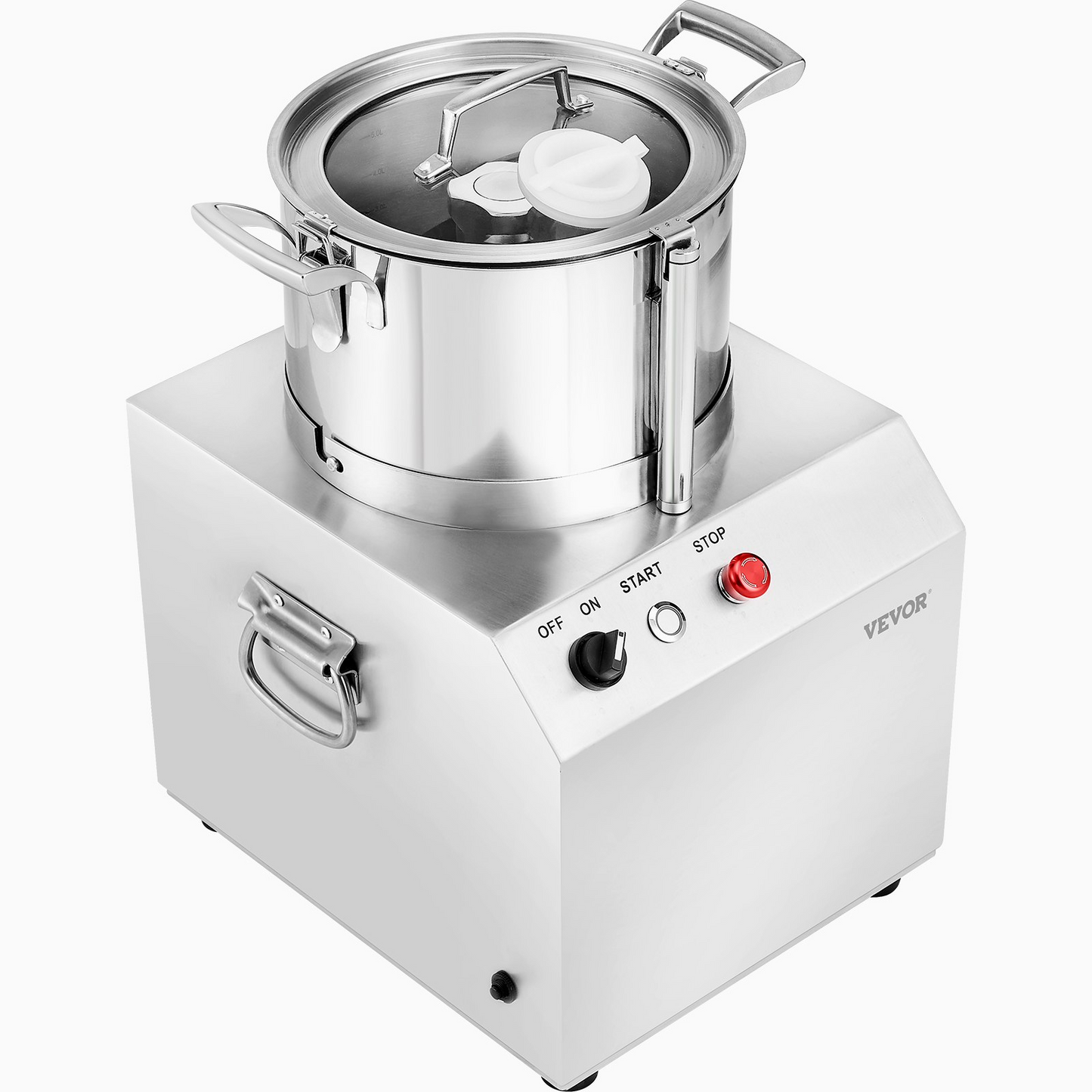Food Processor Vegetable Chopper 6.3 Quart Food-Grade Stainless Steel Blender