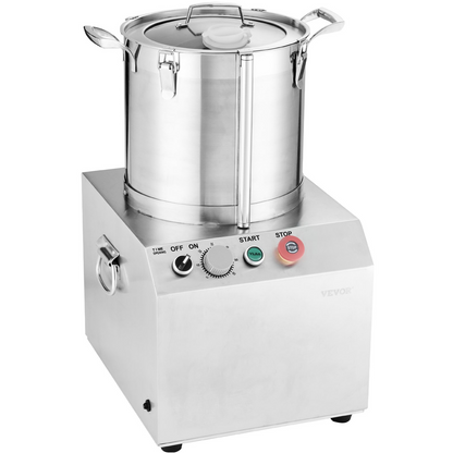 Food Processor Vegetable Chopper 15.9 Quart Food-Grade Stainless Steel Blender