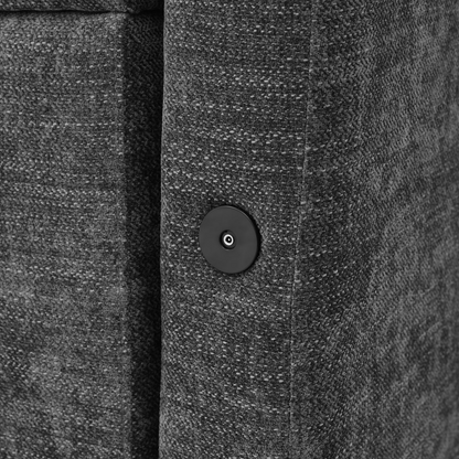 146.9" L-shaped Sofa Sectional Sofa Couch Pull-out Sofa Bed with a Movable Storage Ottoman, a Storage Chaise Lounge and Two USB Ports for Living Room, Grey