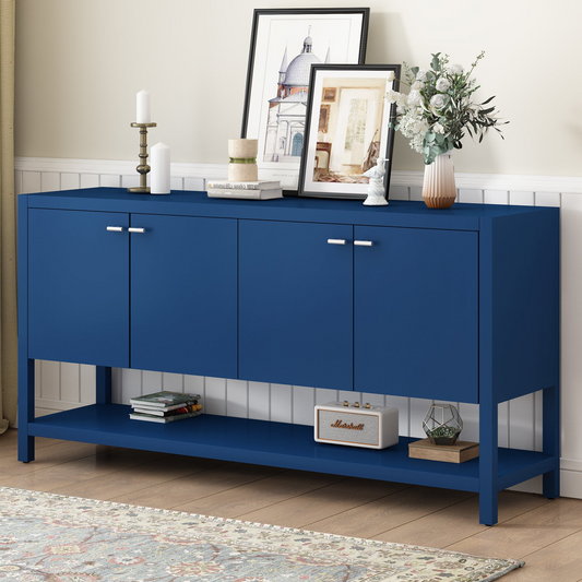 Functional Entryway Console Table with Ample Storage,Suitable for Study,Entrance and Living Room