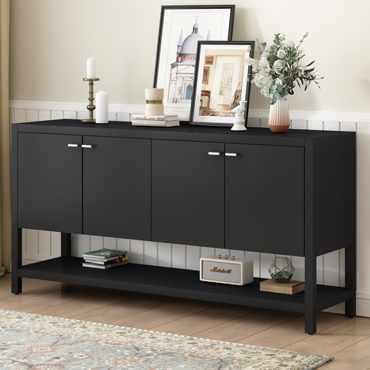 Functional Entryway Console Table with Ample Storage,Suitable for Study,Entrance and Living Room