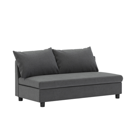 Loveseat Module for Modular Sectional Sofa,Chenille,Minimalist Style,2 Colors
