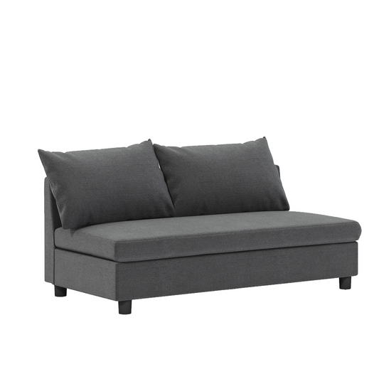 Loveseat Module for Modular Sectional Sofa,Chenille,Minimalist Style,2 Colors