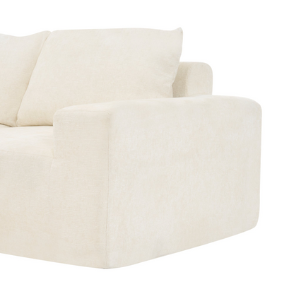 141.7" Oversized Modular Sofa Cloud Sectional Sofa Set Upholstered Couches U-shaped Sofa with Deep Seat for Living Room, Beige