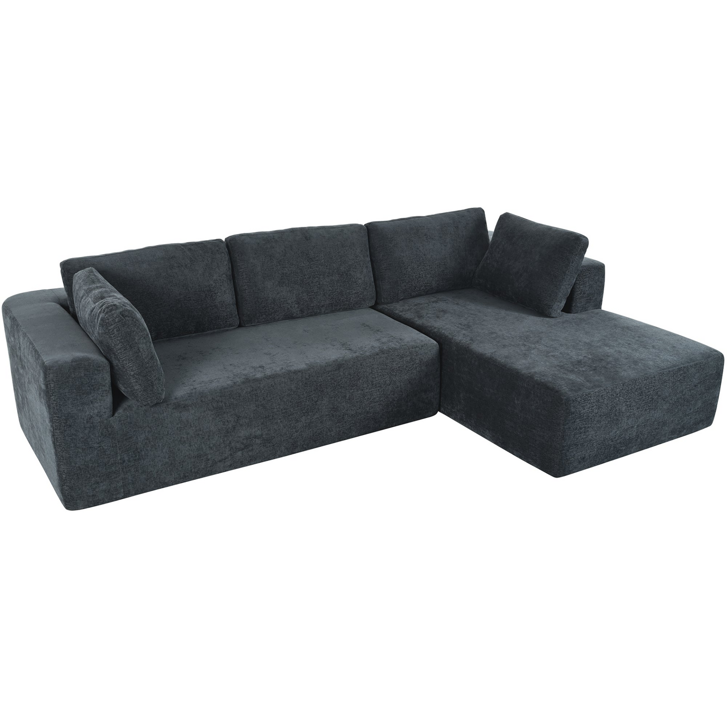 Modern Large Modular Sectional Sofa for Living Room, Bedroom, Salon, 3 Piece Free Combination