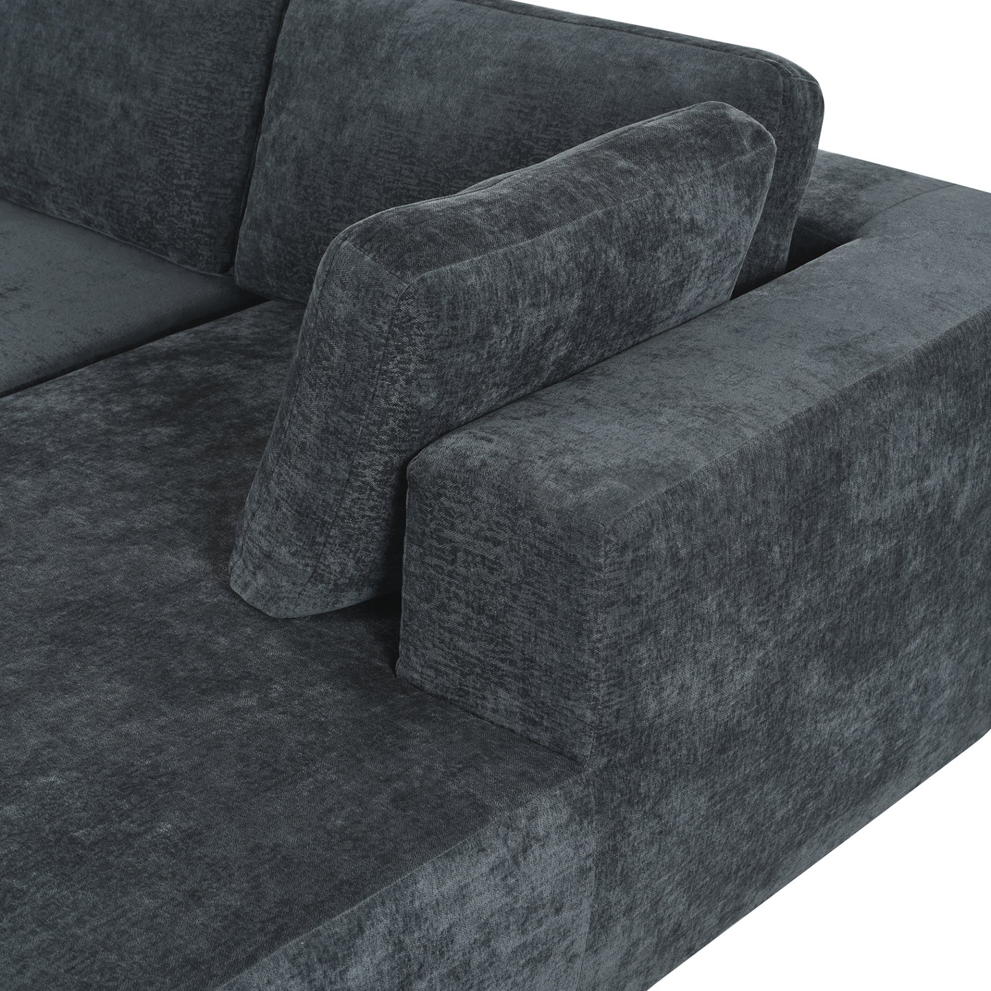 Modern Large Modular Sectional Sofa for Living Room, Bedroom, Salon, 3 Piece Free Combination