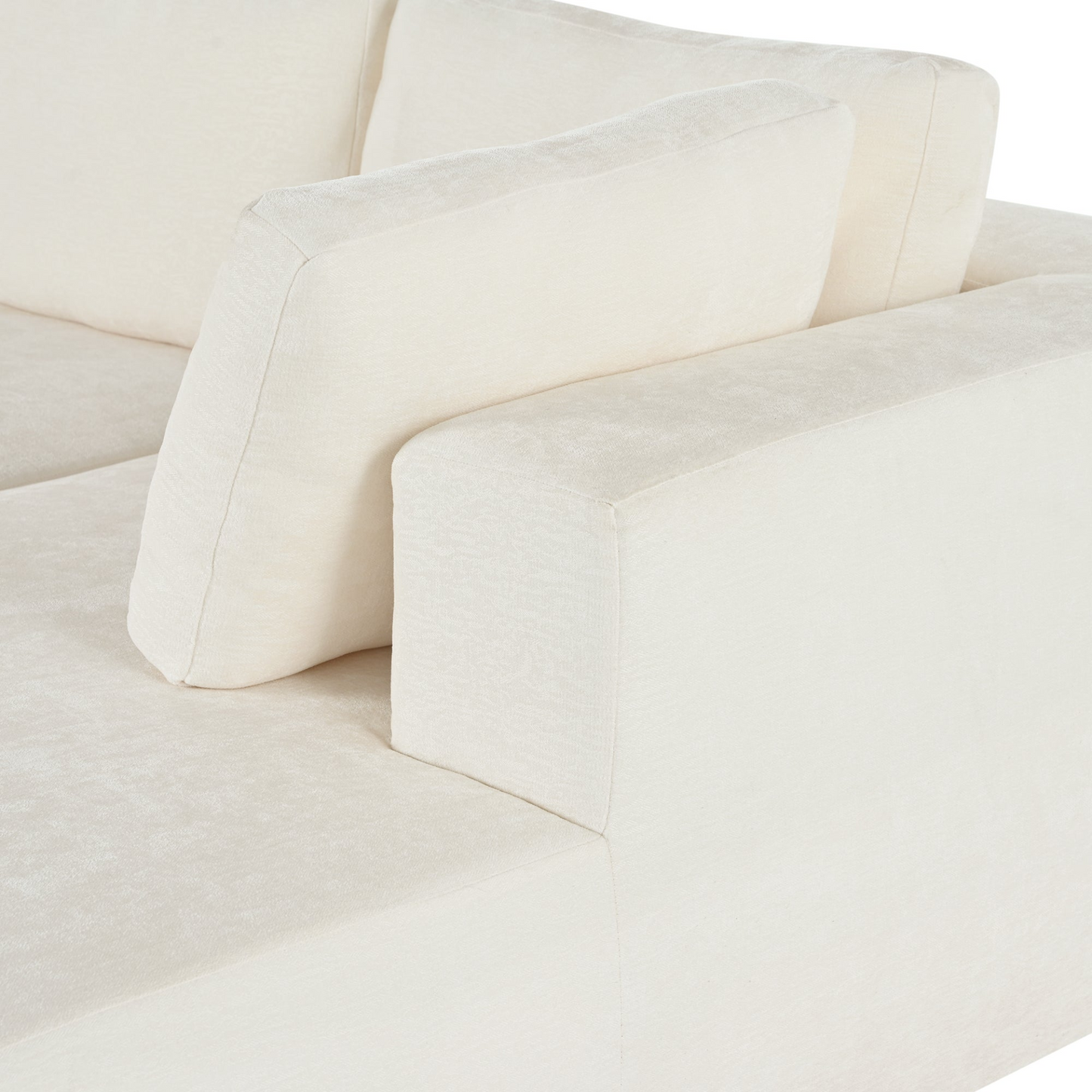 Modern Large Modular Sectional Sofa for Living Room, Bedroom, Salon, 3 Piece Free Combination