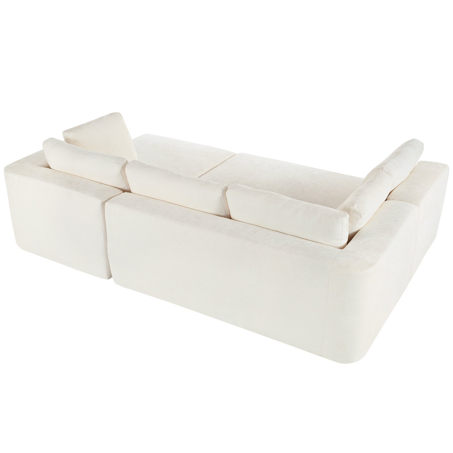 Modern Large Modular Sectional Sofa for Living Room, Bedroom, Salon, 3 Piece Free Combination
