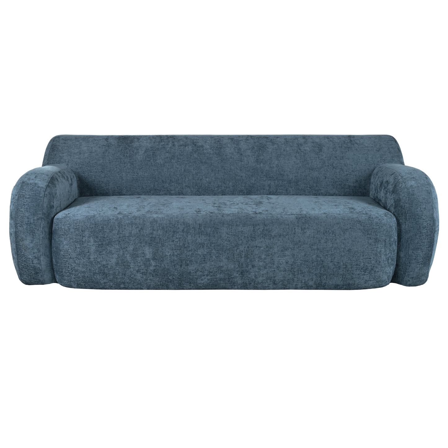 81.5" Minimalist Compression Sofa, Curved Design, 3-Seater Casual Sofa for Living Rooms, Bedrooms, and Apartments