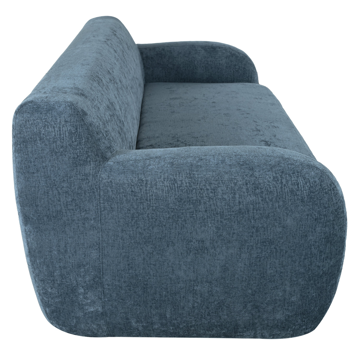 81.5" Minimalist Compression Sofa, Curved Design, 3-Seater Casual Sofa for Living Rooms, Bedrooms, and Apartments