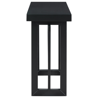 Contemporary Console Table with Wood Top, Extra Long Entryway Table for Entryway, Hallway, Living Room, Foyer, Corridor