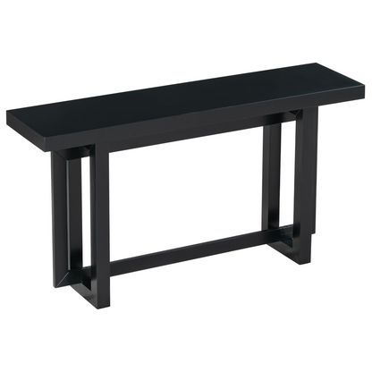 Contemporary Console Table with Wood Top, Extra Long Entryway Table for Entryway, Hallway, Living Room, Foyer, Corridor