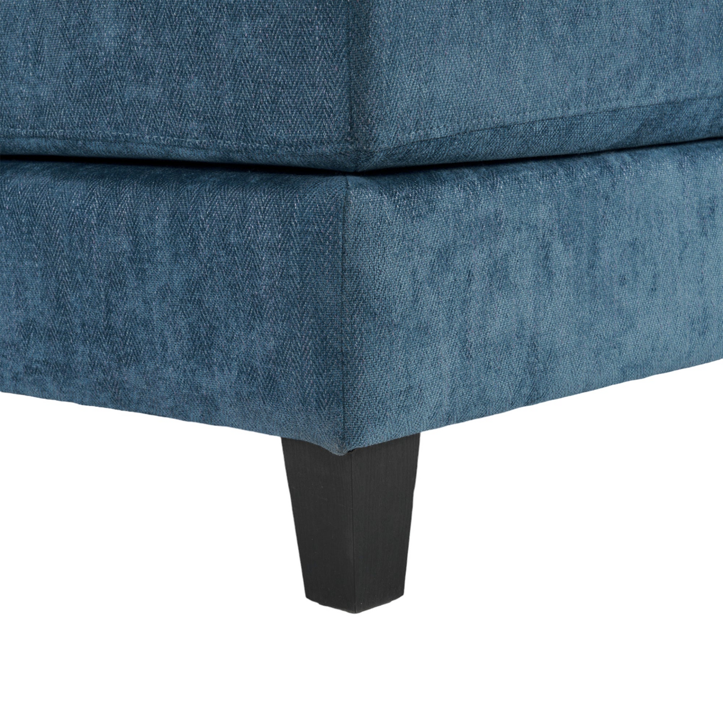 83.4" L-shaped Sofa Sectional Couch Sofa Bed with Two USB Ports, a Movable Ottoman and a Reversible Chaise Lounge for Living Room, Navy Blue
