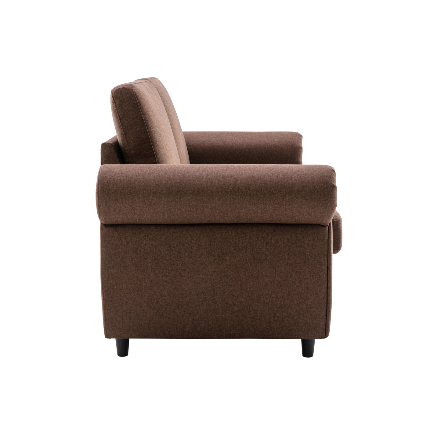 57.9 Pull Out Sofa Bed  Loveseat Sleeper with Twin Size Memory Mattress with Two USB Ports for Living Room Spaces  (Old SKU:WF305474AAD), Brown