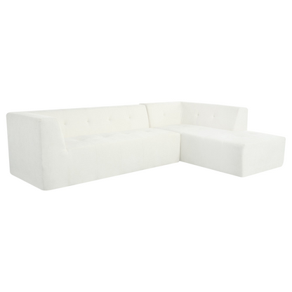 112.2*74" Modular Modular Combination Living Room Sofa Set, Modern Minimalist Sofa, Living Room Upholstered Sofa Bed, Bedroom, 2pcs Computer Free Combination, L-Shaped,Beige