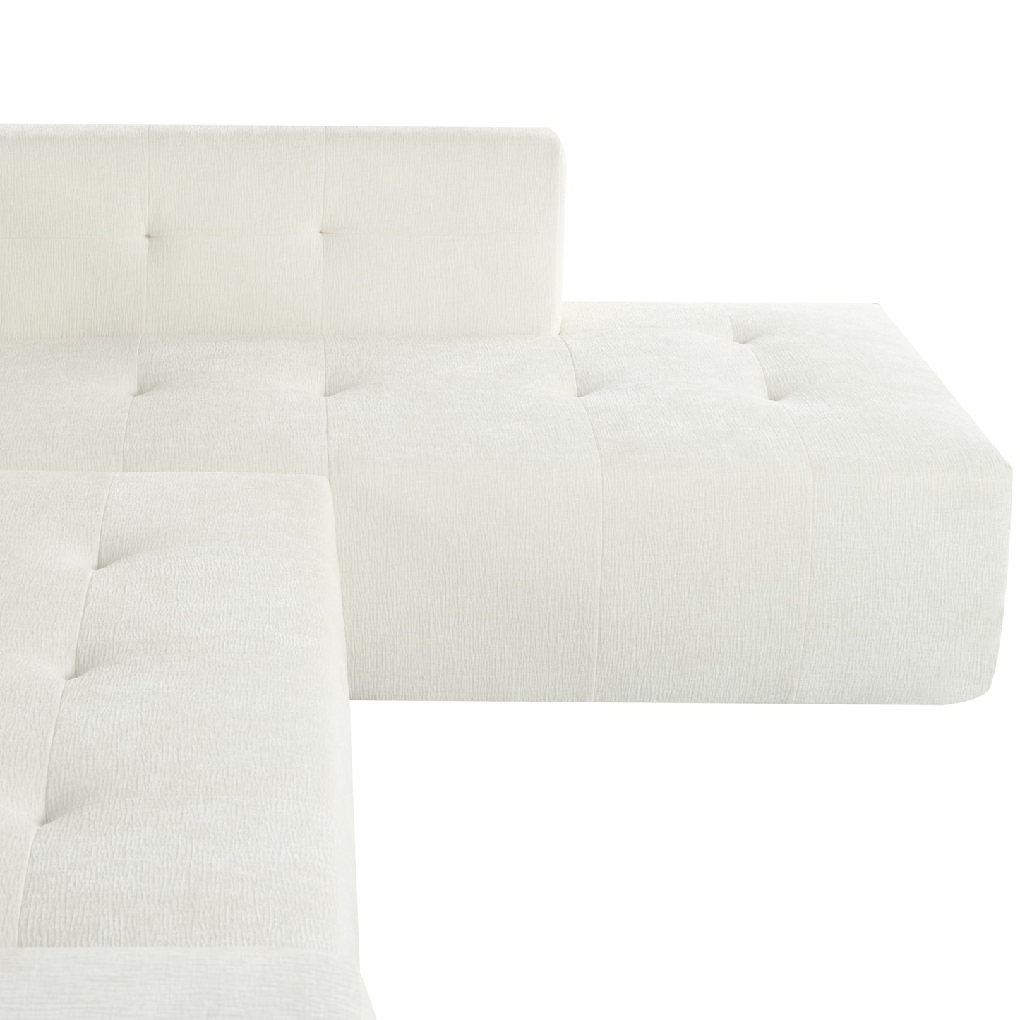 112.2*74" Modular Modular Combination Living Room Sofa Set, Modern Minimalist Sofa, Living Room Upholstered Sofa Bed, Bedroom, 2pcs Computer Free Combination, L-Shaped,Beige