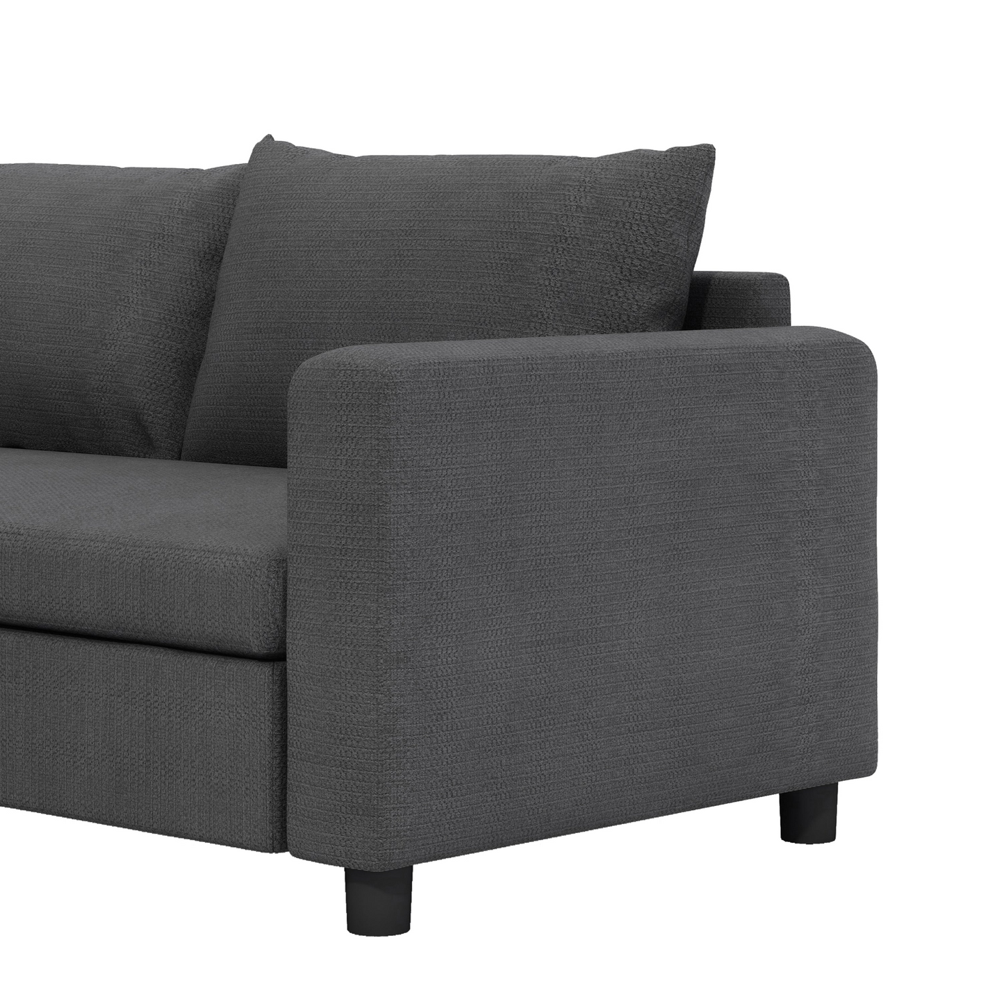 116*92'' Modular Sectional Sofa,Reversible U Shaped Chenille Couch Set,Free Combination,Minimalist Style Indoor Furniture,Oversized 8 Seat Convertible Sofa for Living Room,Apartment,2 Colors
