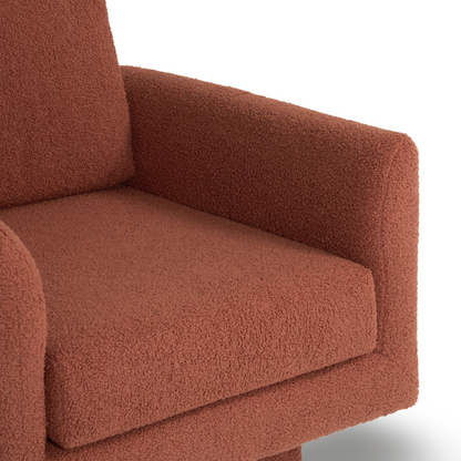 360° Modern Swivel Accent Chairs set of 2,30" W Teddy Sherpa Round Armchair,Thick Padded Lounge Sofa,Upholstered Comfy Barrel Chair,Reading Club Chair for Living Room,Nursery,Bedroom,4 Colors